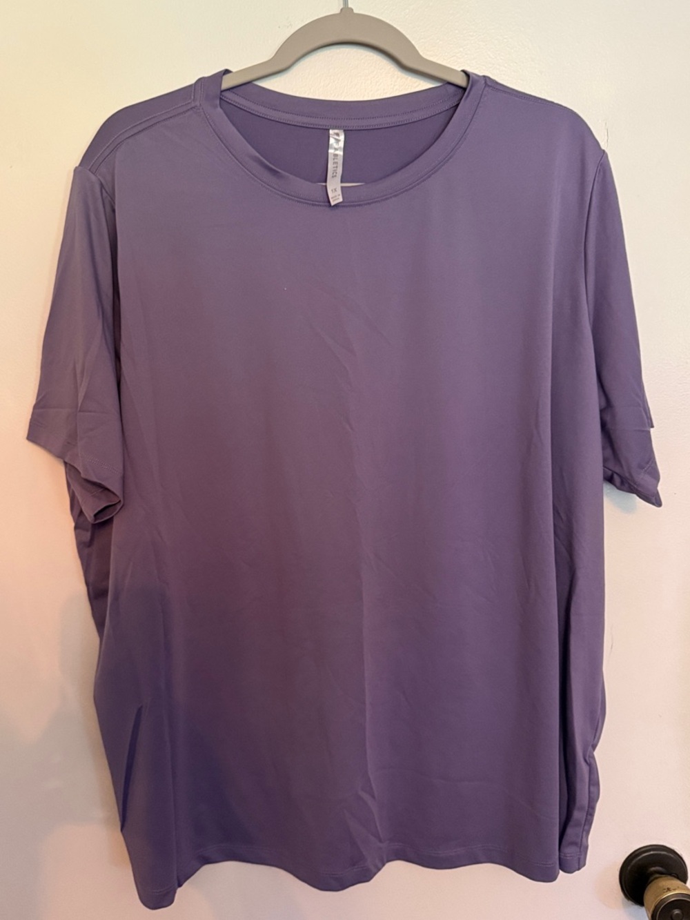 Fabletics Men's Crew Tee in Lavender Purple